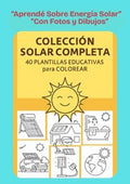 80 Plantillas de Energía Solar para Colorear | PDF y JPG (Pack Completo)