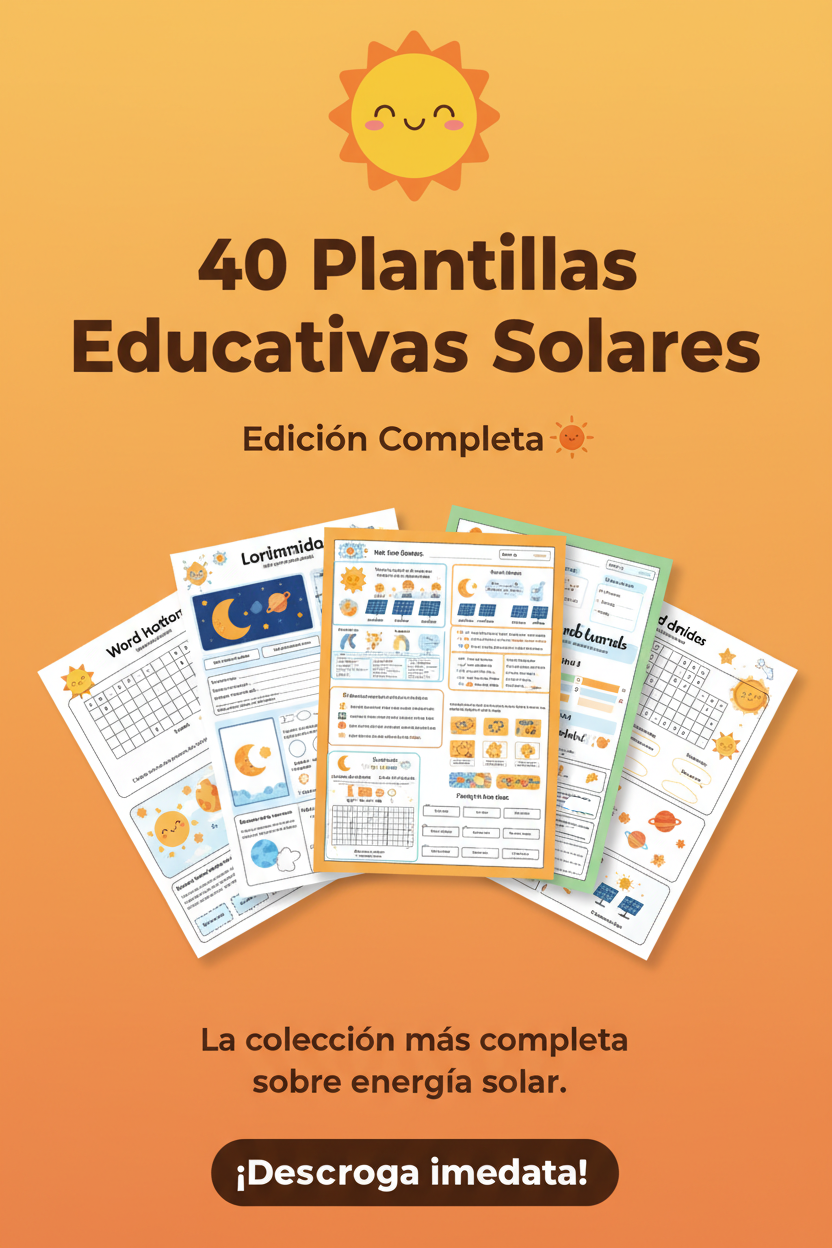 40 Plantillas Educativas Solares - Pin Pinterest
