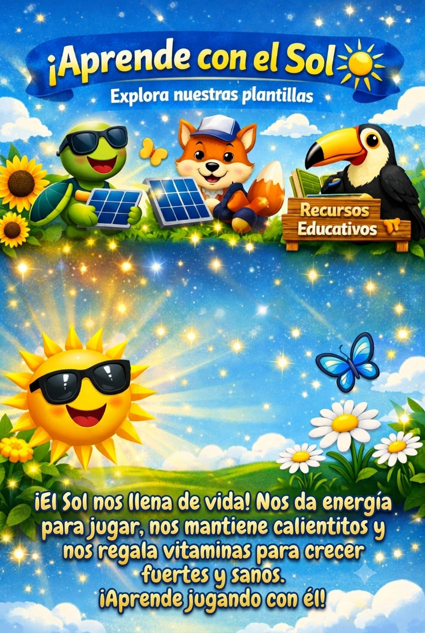 80 Plantillas de Energía Solar para Colorear | PDF y JPG (Pack Completo)
